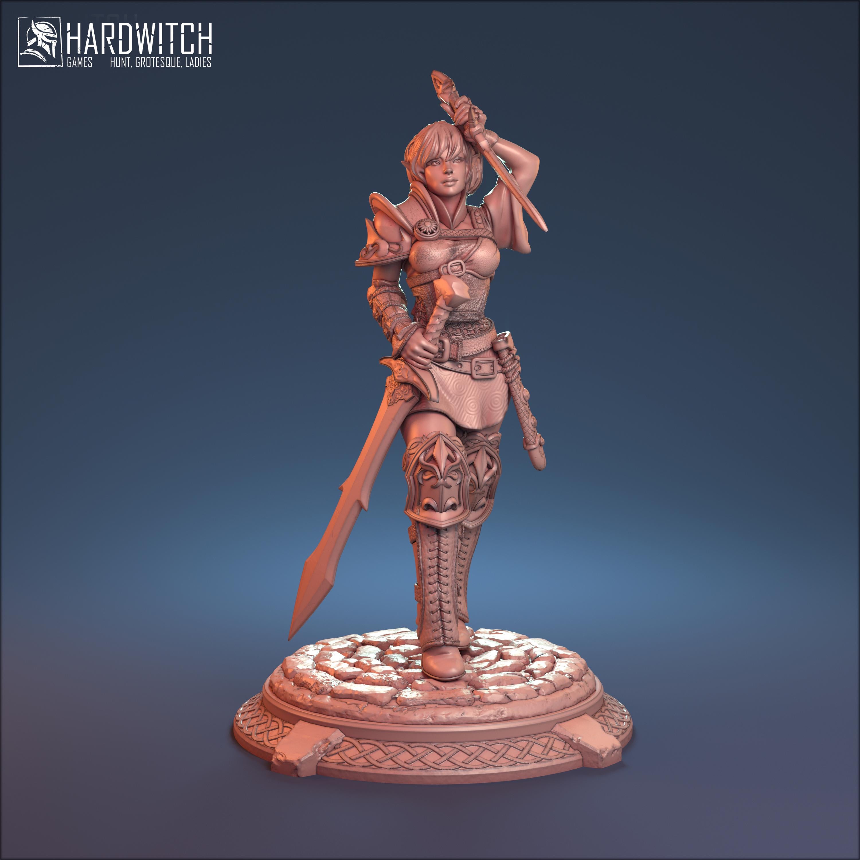AZURALIA - Hardwitch Fantasy 3D Printed Miniatures