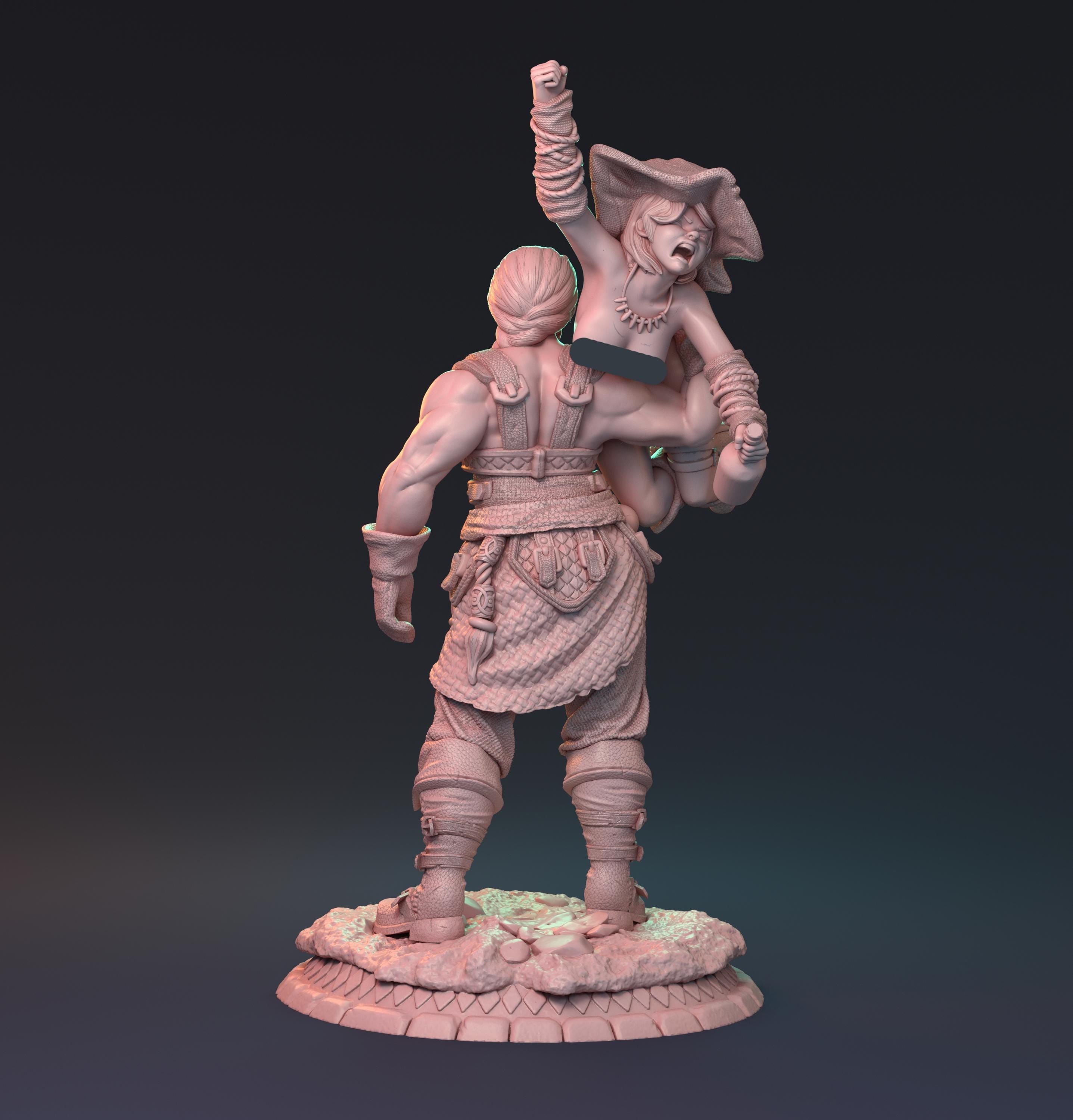BIANKA - Hardwitch Fantasy 3D Printed Miniatures