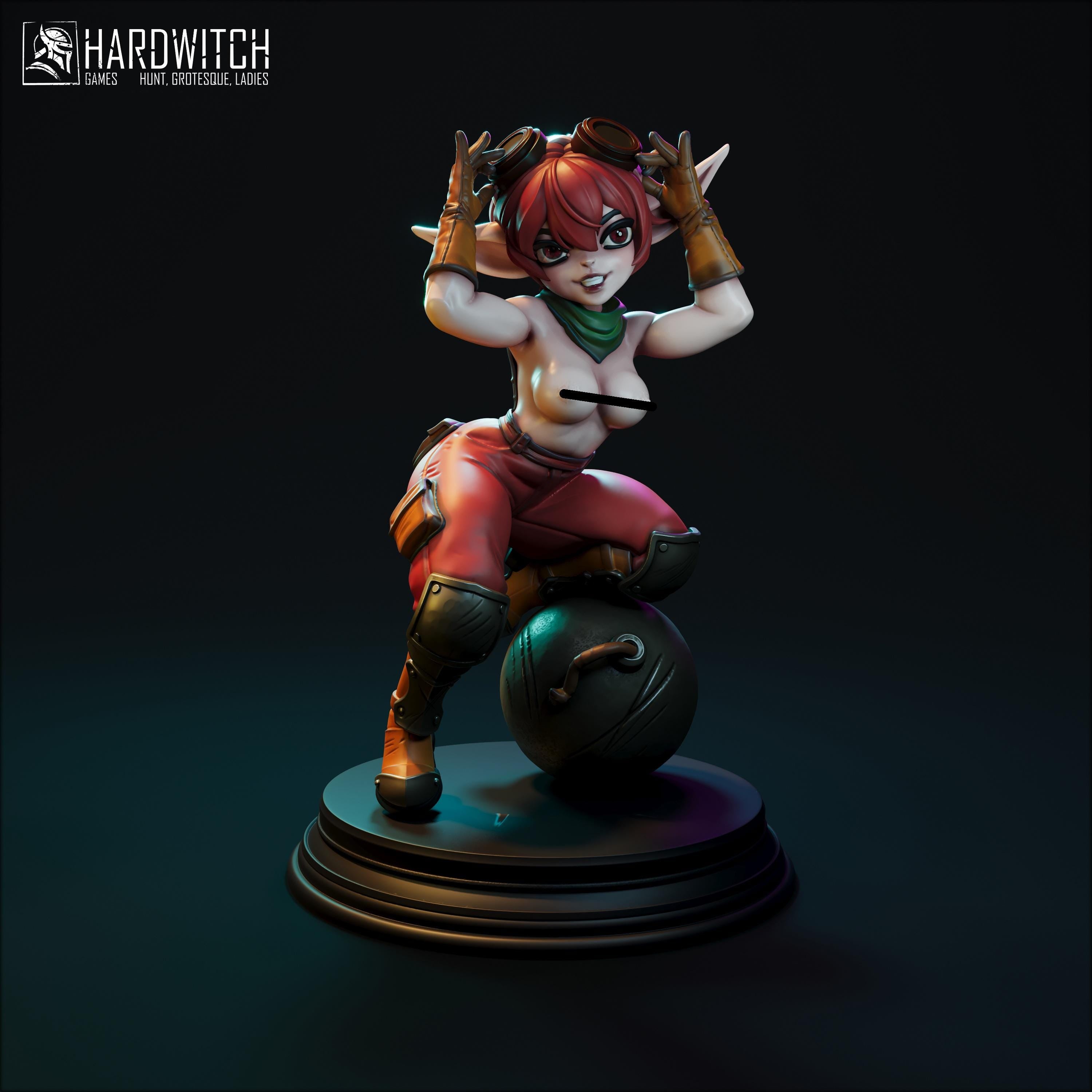 GEINA DEMOLITIONIST - Hardwitch Fantasy 3D Printed Miniatures