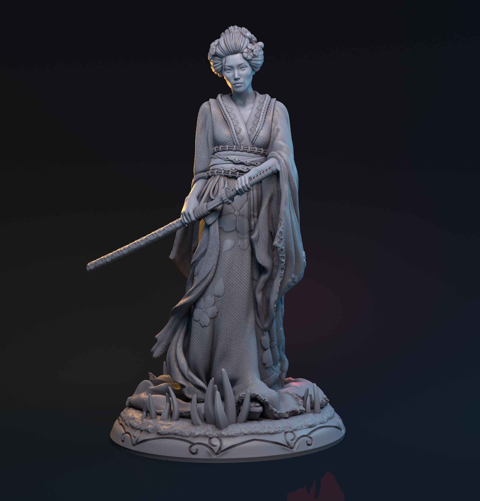 YUKI ONNA - Hardwitch Fantasy 3D Printed Miniatures