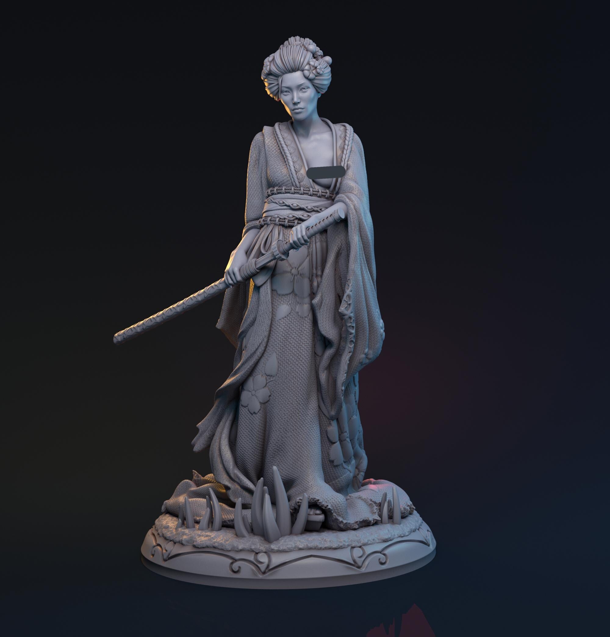 YUKI ONNA - Hardwitch Fantasy 3D Printed Miniatures