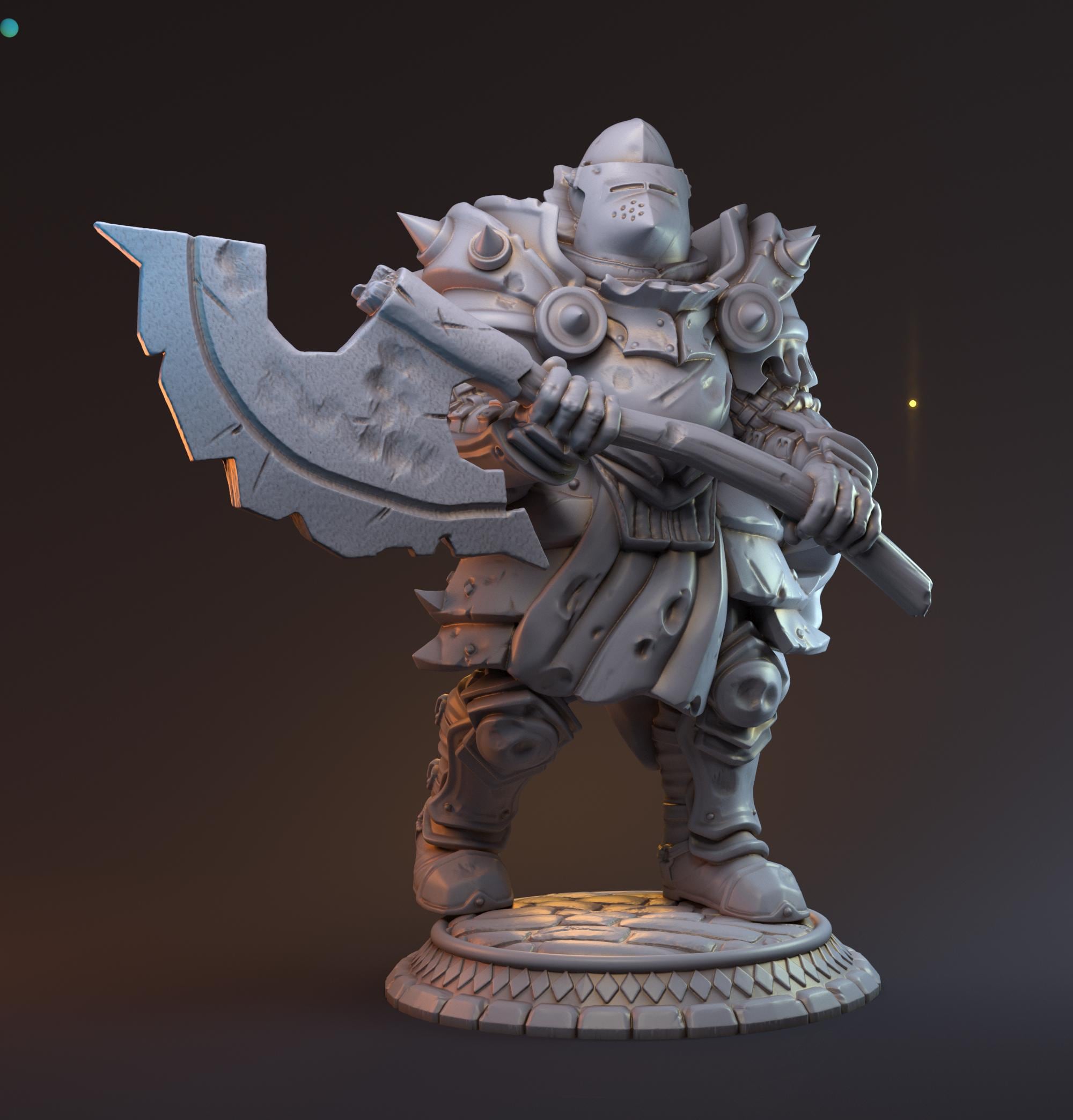 SIR RADNOR - Hardwitch Fantasy 3D Printed Miniatures