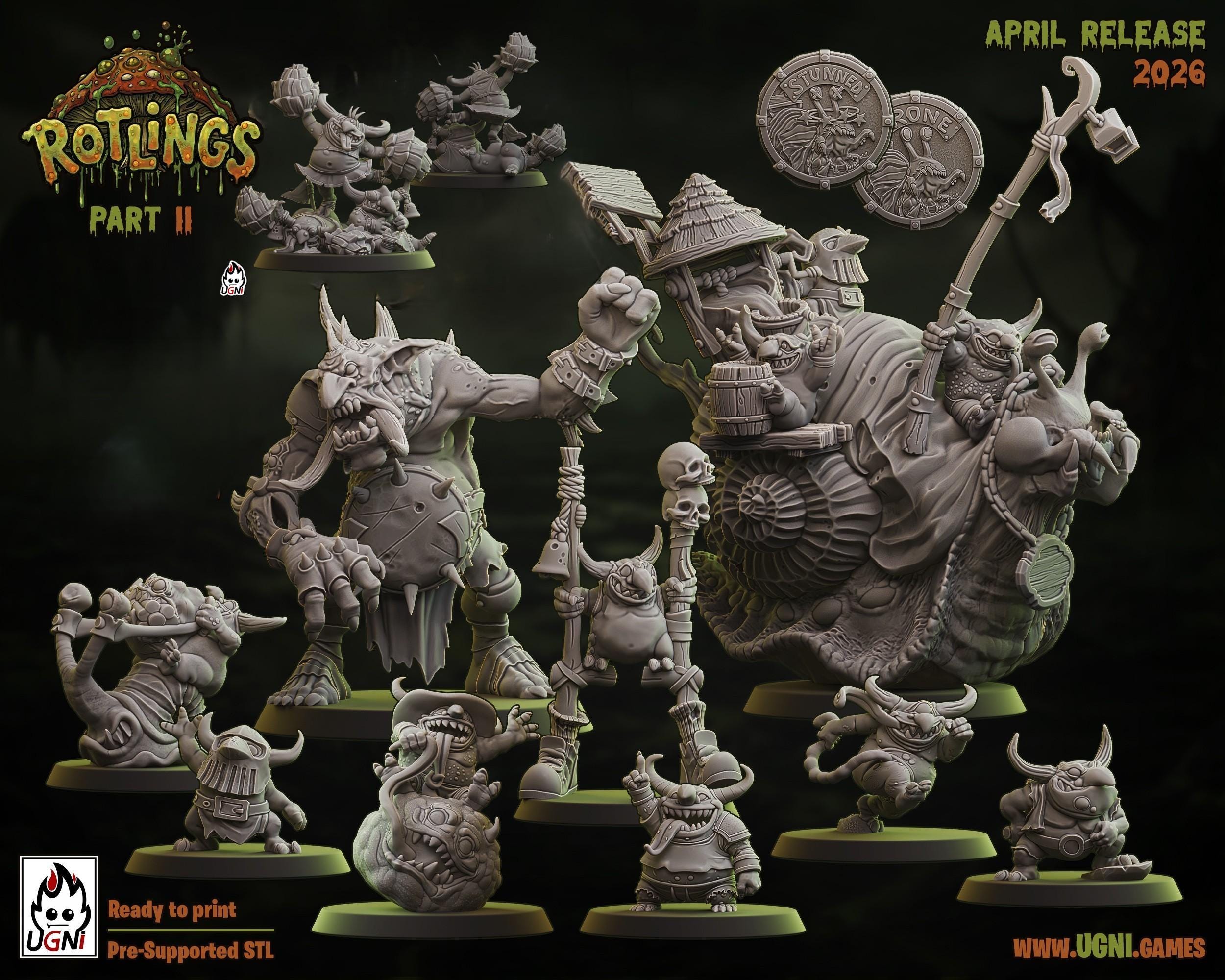 The ROTLINGS PT.2 - Fantasy Football Team Ugni Miniatures