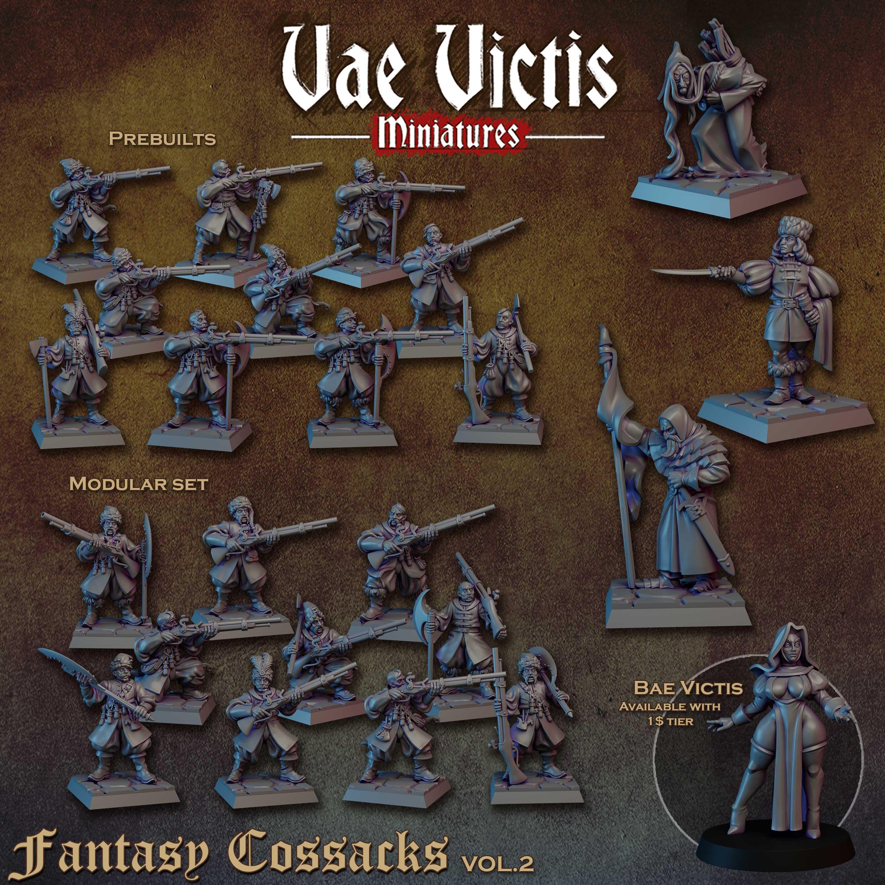 THE FANTASY COSSACKS Vol 2 - Vae Victis Fantasy Miniatures