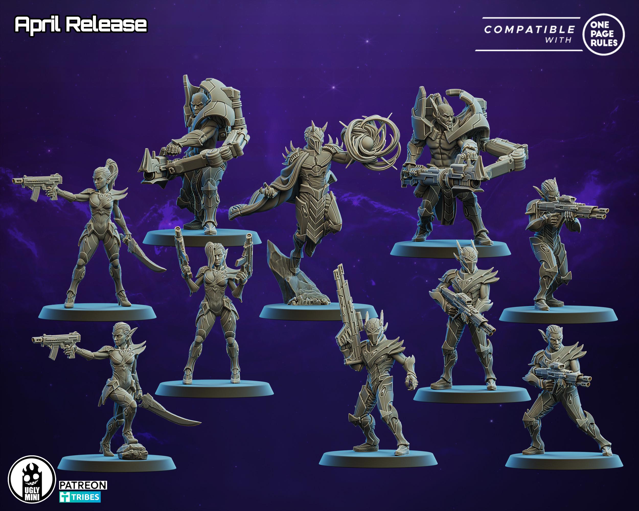 The RIFTVEIL COVENANT PT.1 - Ugly Miniatures Sci-fi Miniatures for Tabletop and Wargames