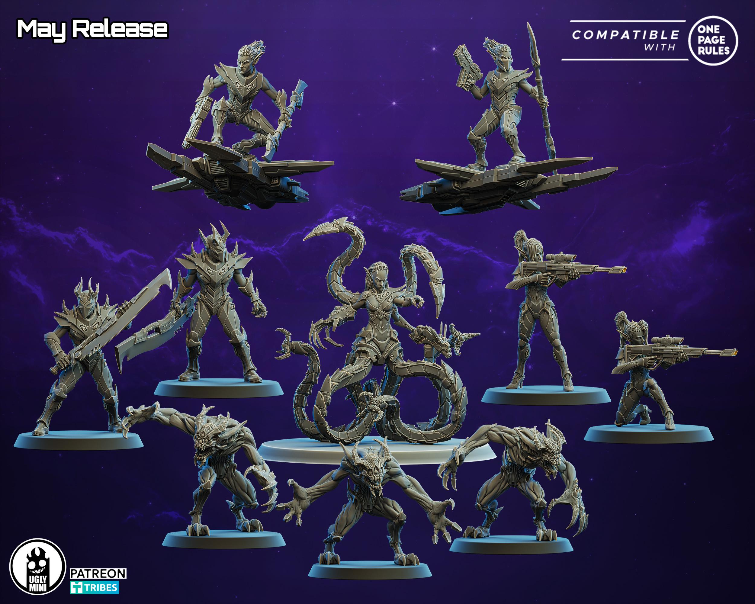 The RIFTVEIL COVENANT PT.2 - Ugly Miniatures Sci-fi Miniatures for Tabletop and Wargames